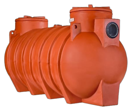 UNITED Septic Tank Type IB 1100 Litres isolated transparent render