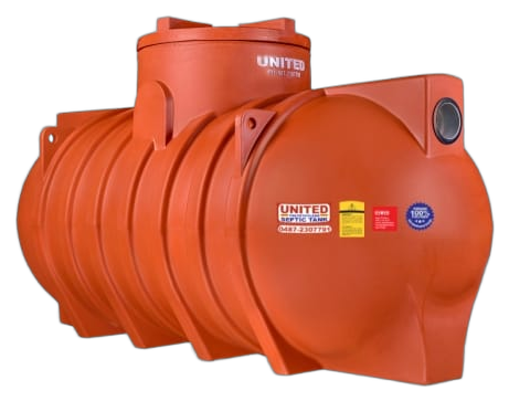 UNITED Septic Tank Type II 1700 Litres isolated transparent render