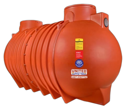 UNITED Septic Tank Type 2H 12000 Litres isolated transparent render