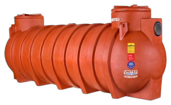 UNITED Septic Tank Type III 2100 Litres isolated transparent render